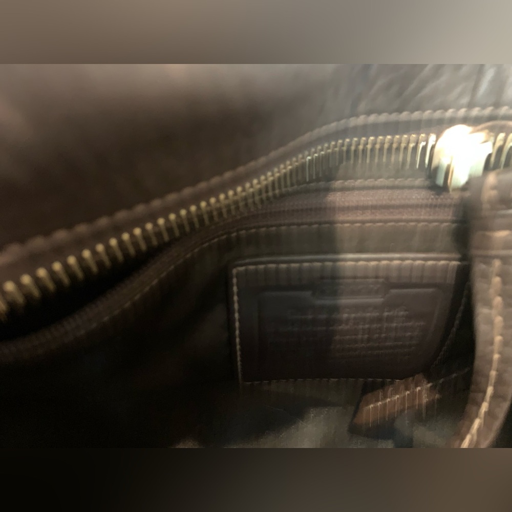 Coach Brown Leather Shoulder Bag - Picture 8 of 10